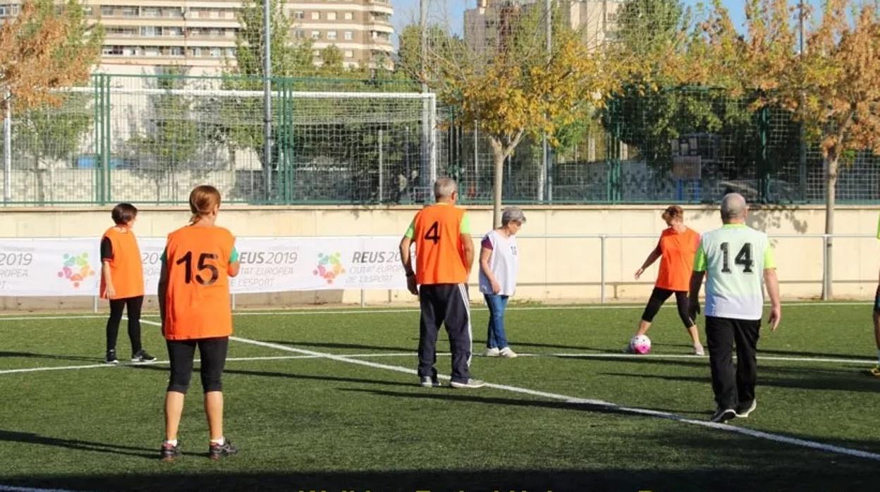 Jugadores de Walking Fútbol