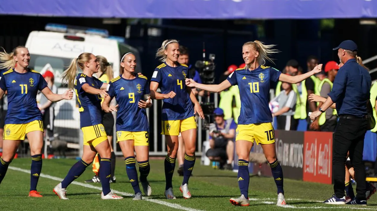 Suecia salda cuentas con Alemania y accede a semifinales