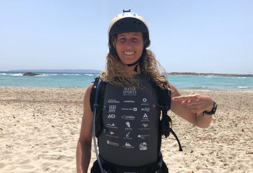 El viento impidió que se completara el desafío de la Vuelta a Ibiza y Formentera en kitefoil