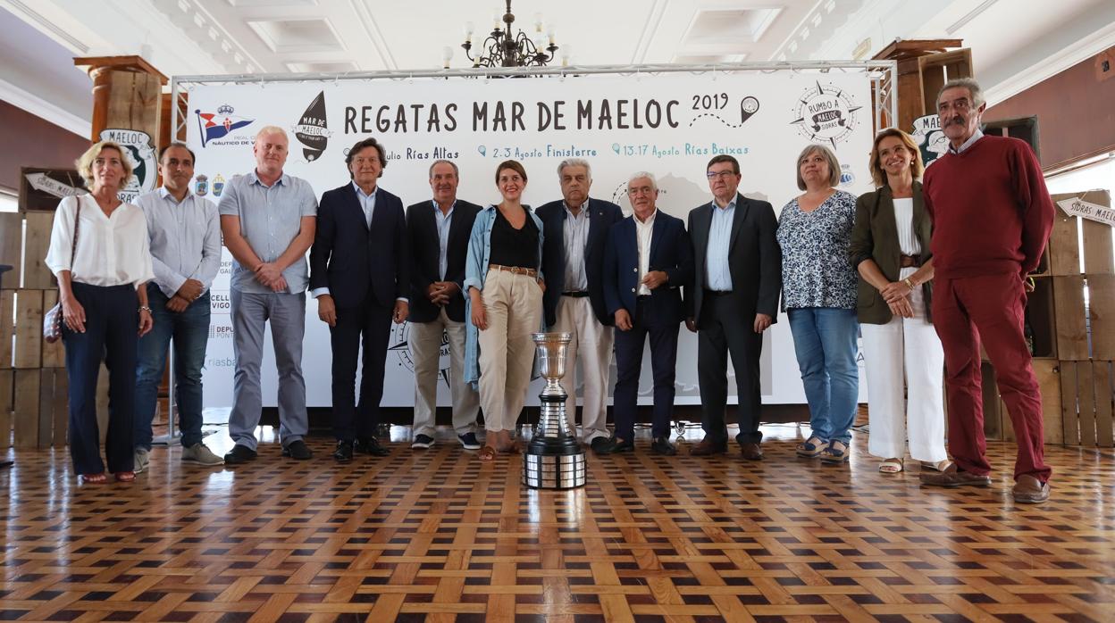 Más de 70 barcos en la salida del Rías Baixas