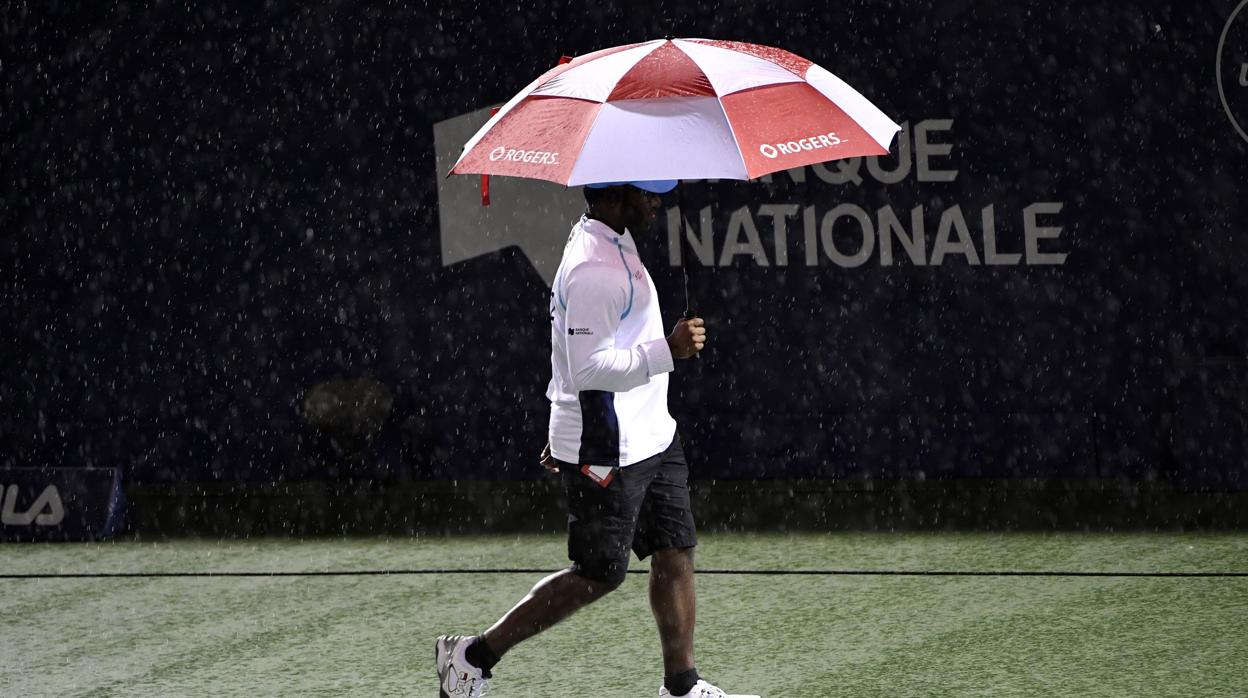 Suspendido el partido en Montreal entre Monfils y Bautista por la lluvia