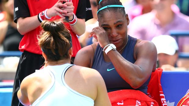 Serena Williams: el noble gesto de Andreescu y la pifia de Bouchard