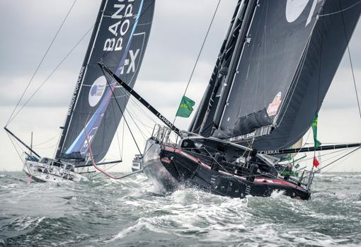 La huella de la flota francesa en la 48ª Fastnet Race