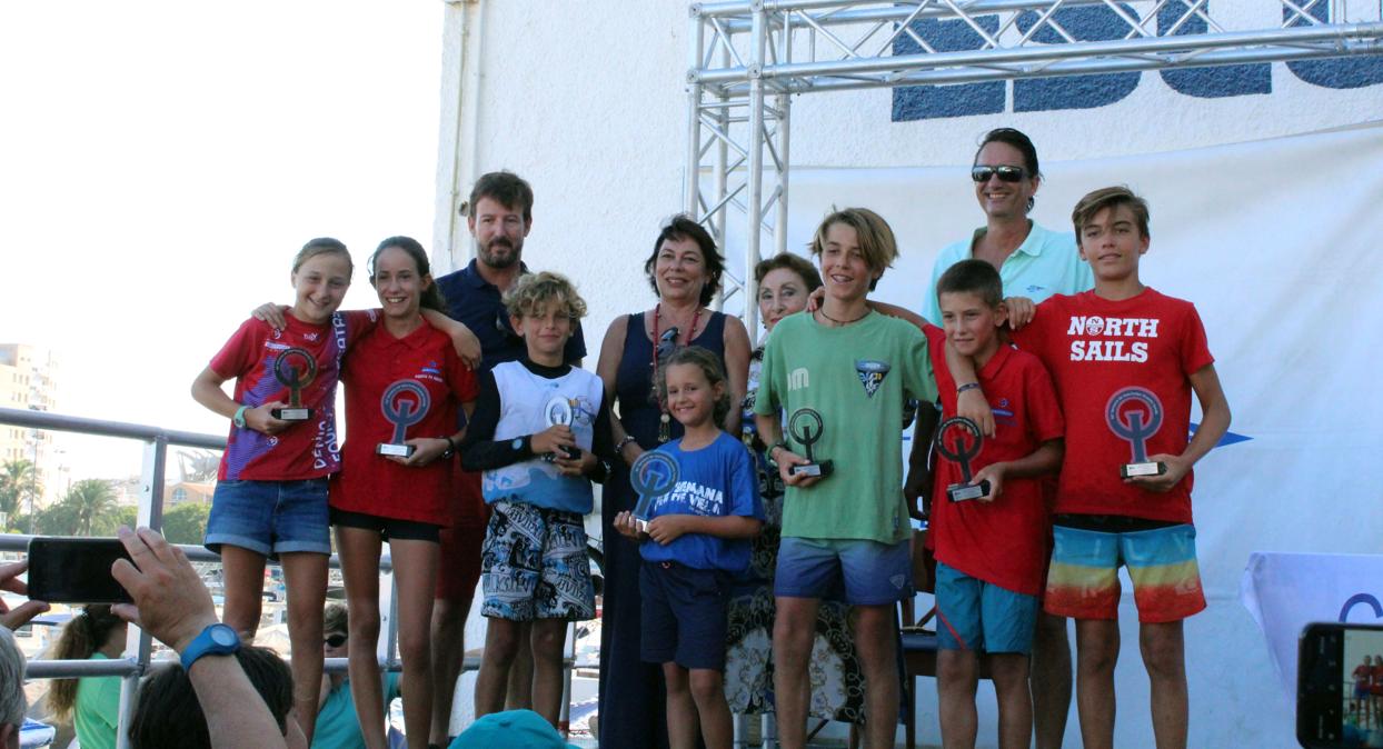 Un centenar de regatistas participaron en el trofeo Rodolfo Tomás para vela infantil y vela ligera