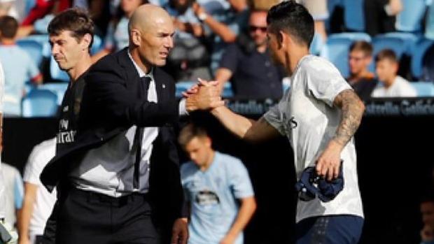 Zidane y James: la felicitación que explica el cambio de actitud