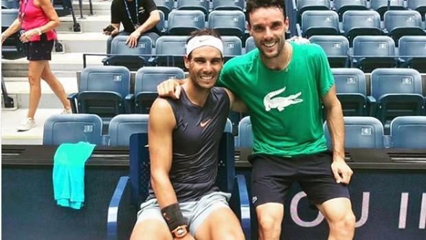 Nadal ya se entrena para el US Open