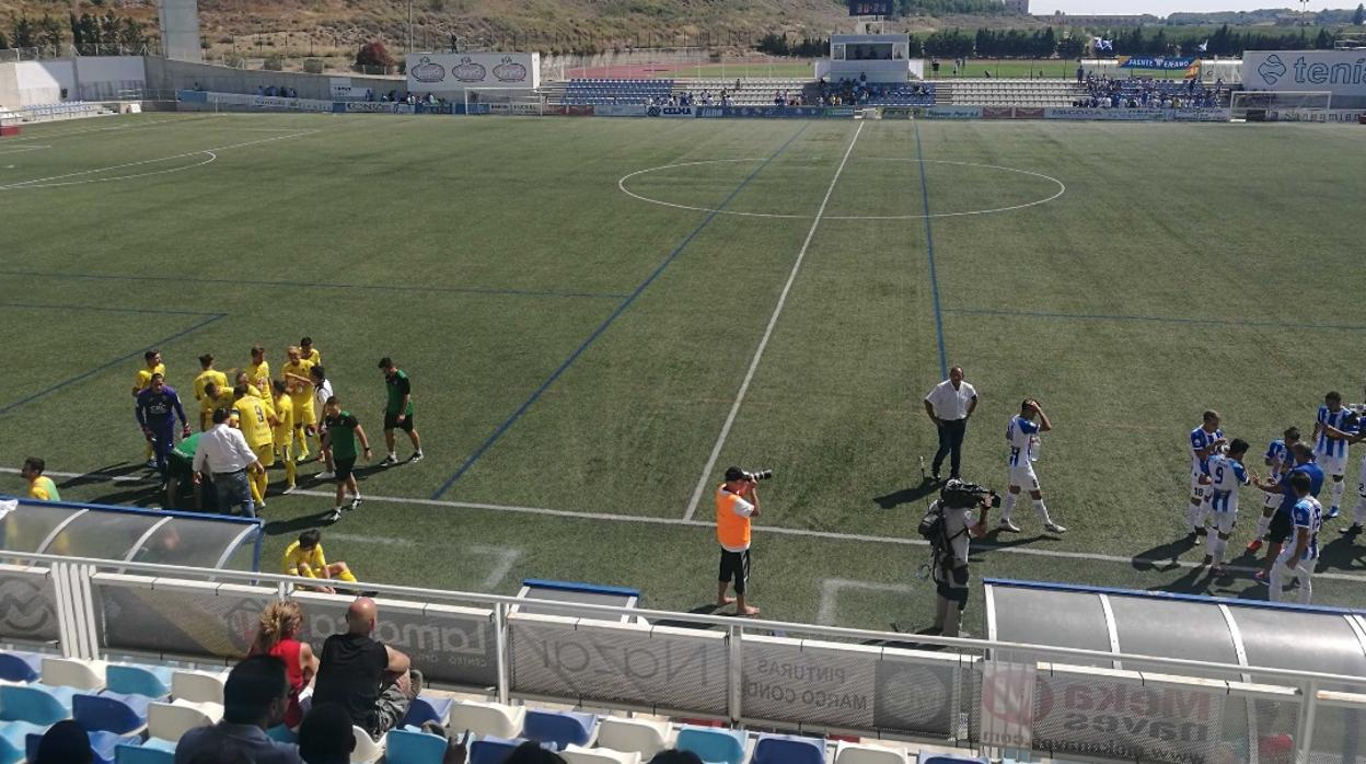 Parón en el Ejea-Orihuela del pasado fin de semana para que los jugadores se refresquen