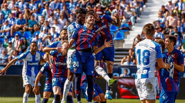 El Levante deja tocado al Leganés y a Pellegrino