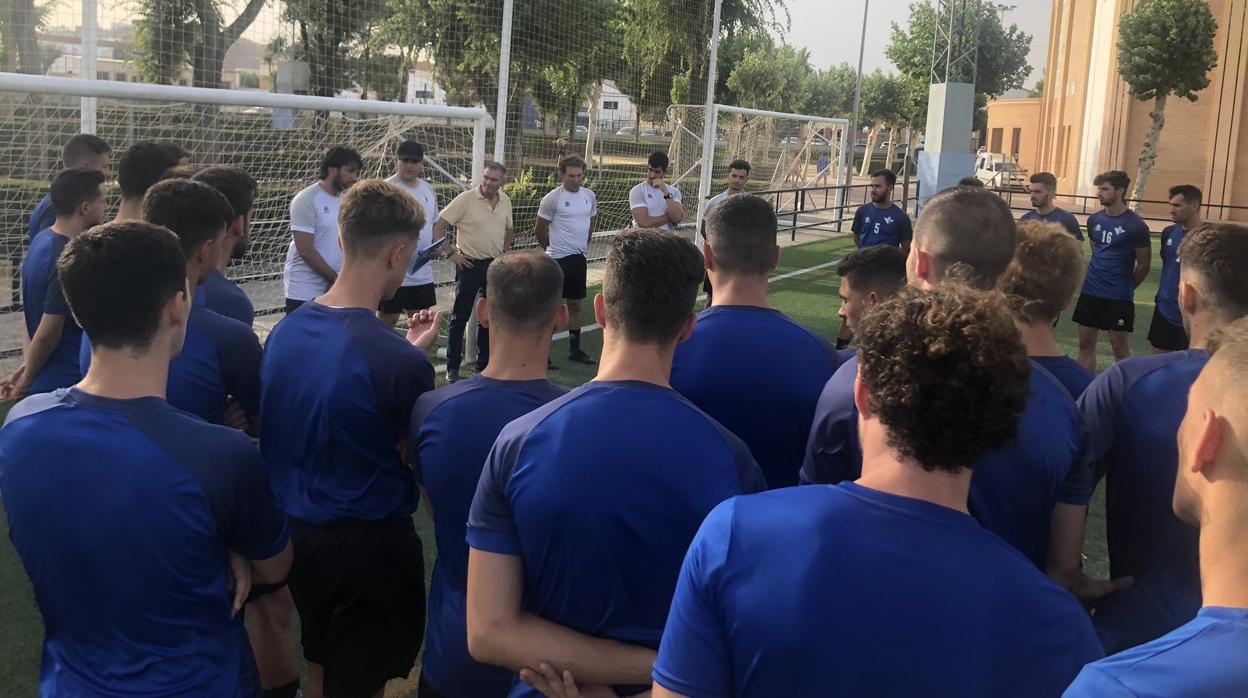 Primer entrenamiento de la pretemporada del Écija Balompié