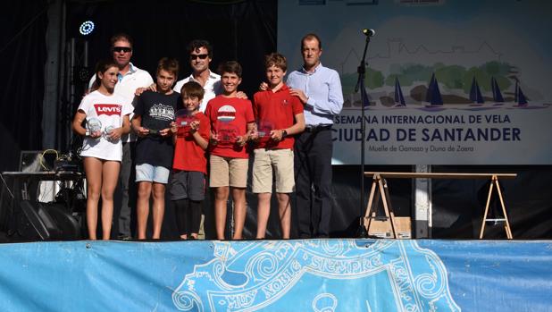 Gabriel Oraa, ganador de la Semana Internacional de Santander en la clase Optimist