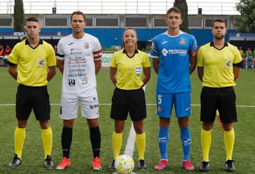 Marta Huerta de Aza, el domingo en el Getafe B-Penya Deportiva