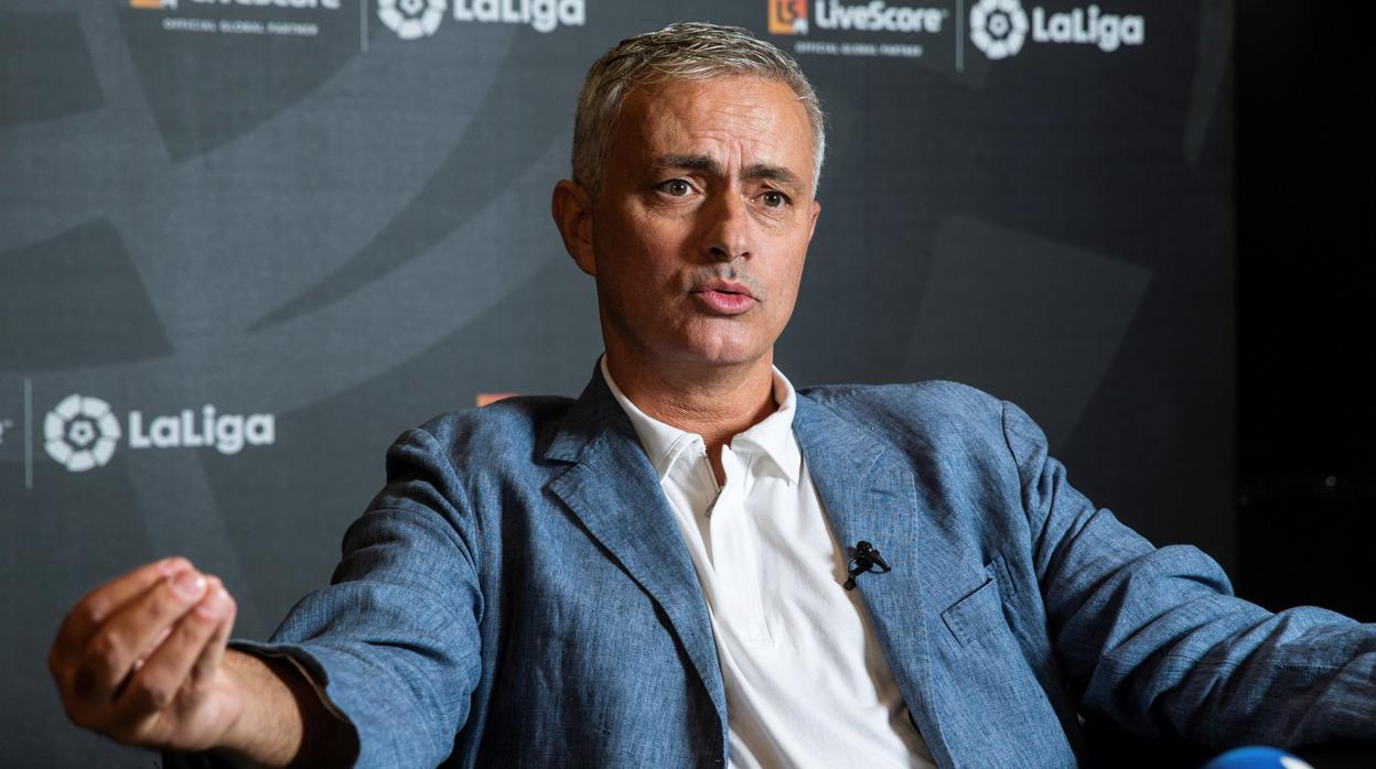 Mourinho, en un acto reciente en España