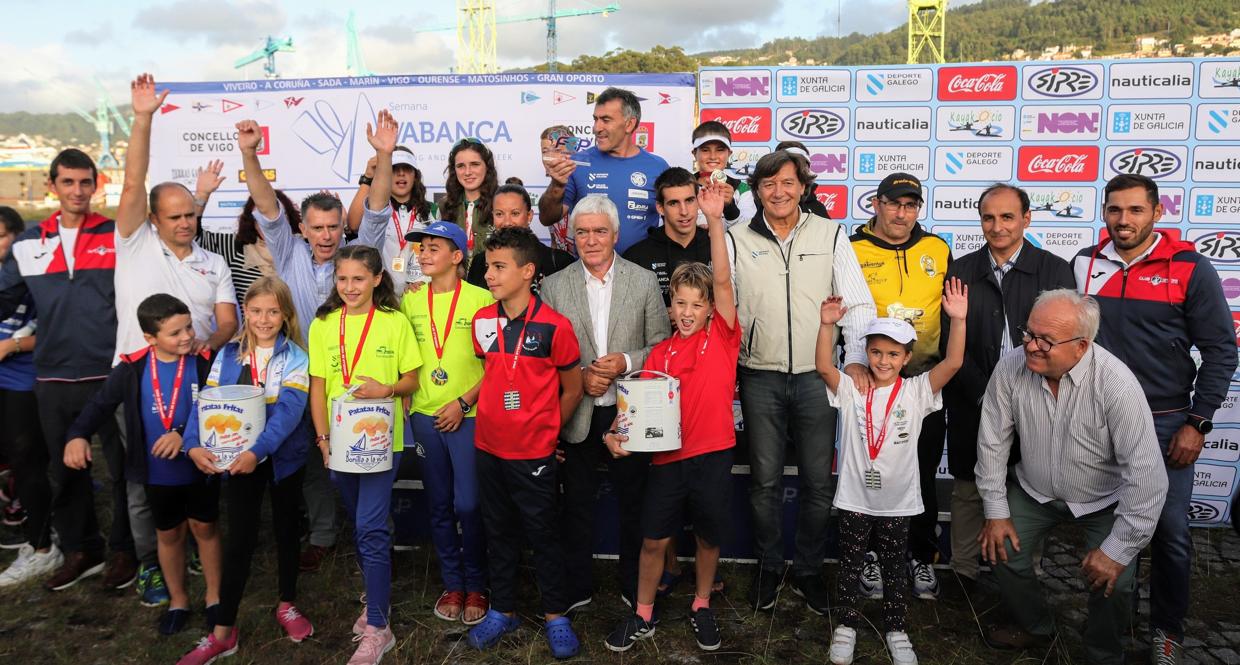 Aldán gana el Trofeo Concello de Vigo de piragüismo