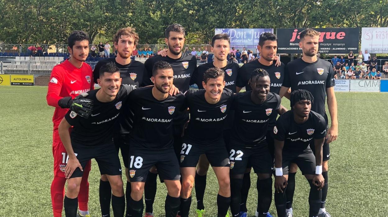 Once inicial del FC Andorra en su visita al AE Prat