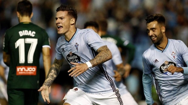 Santi Mina evita la derrota del Celta en el último minuto