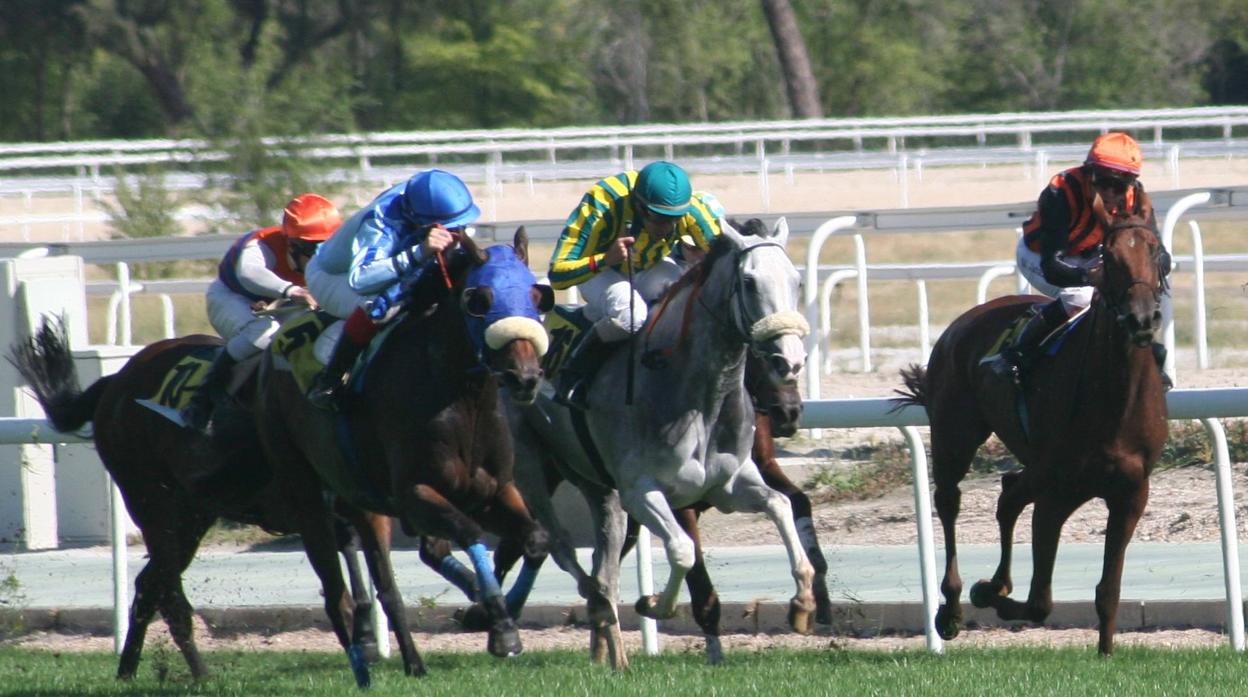 Carreras de caballos en el Hipódromo de la Zarzuela