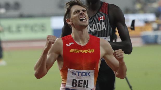 Adrián Ben, sexto en la final de 800 metros