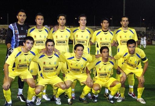 Once inicial del Alcorcón ante el Madrid en octubre de 2009