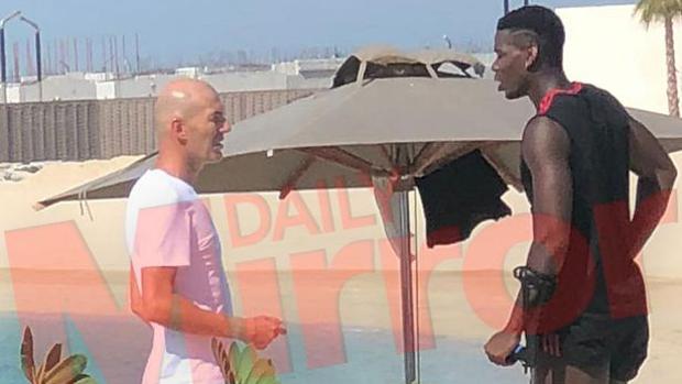 Zidane y Pogba se vieron en Dubai