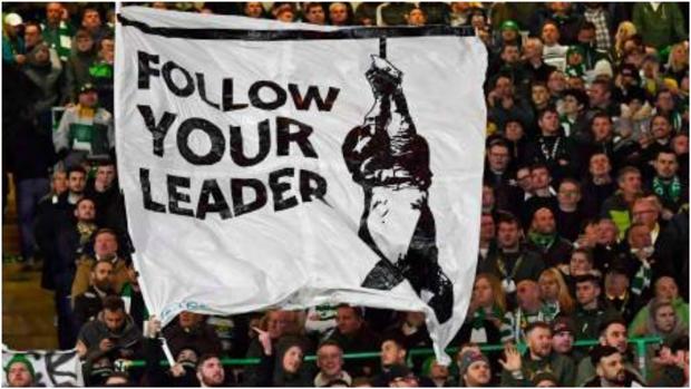 La respuesta de los ultras del Celtic a los fascistas de la Lazio que terminó con Mussolini «colgado» en la grada