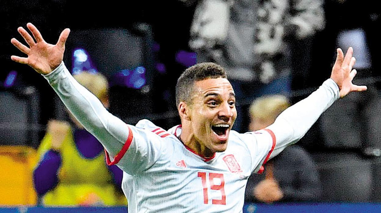 Rodrigo marcó el gol de la selección española ante Suecia que le dio el billete para la Eurocopa.