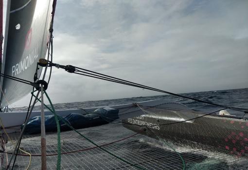 Rutas extremas de los IMOCA 60 ante la borrasca que les llega por las Azores