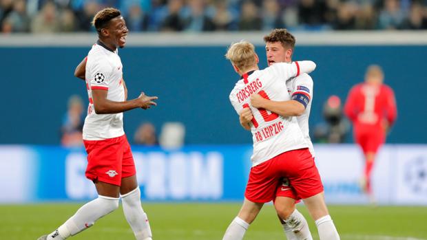 El fútbol total del Leipzig tumba al Zenit