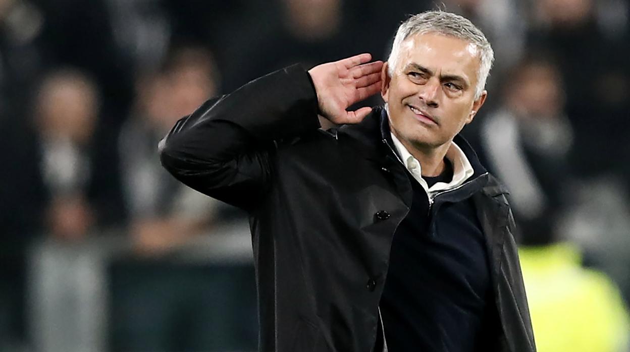 Mourinho, durante un partido