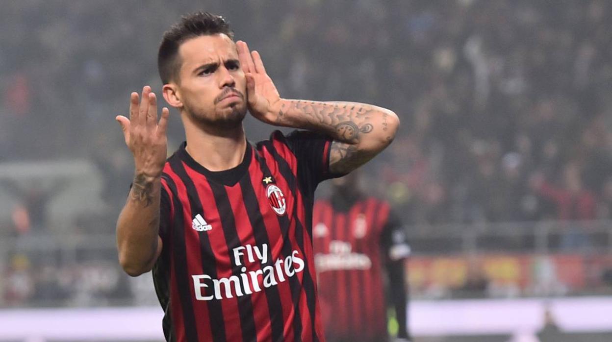 Suso, jugador gaditano del Milan.