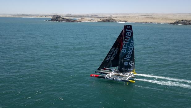 Efecto acordeón en la flota de la Brest Atlantiques ascendiendo hacia el Ecuador