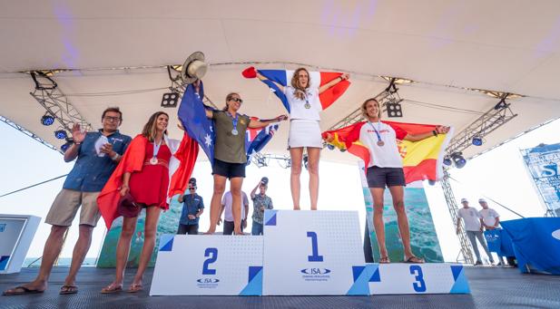 Iballa Ruano, bronce en el Mundial ISA de Stand Up Paddle Surf de El Salvador