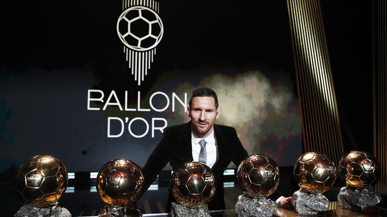 Messi, ganador este lunes de su sexto Balón de Oro