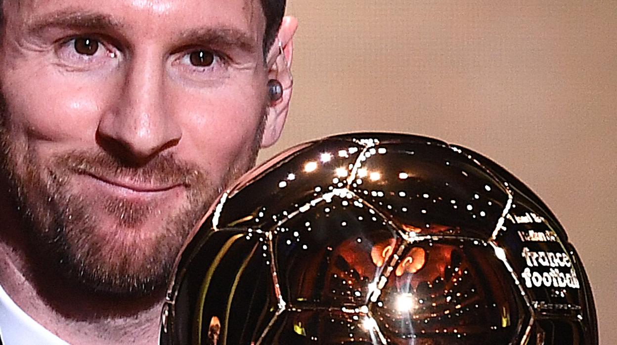 Messi, con el Balón de Oro 2019