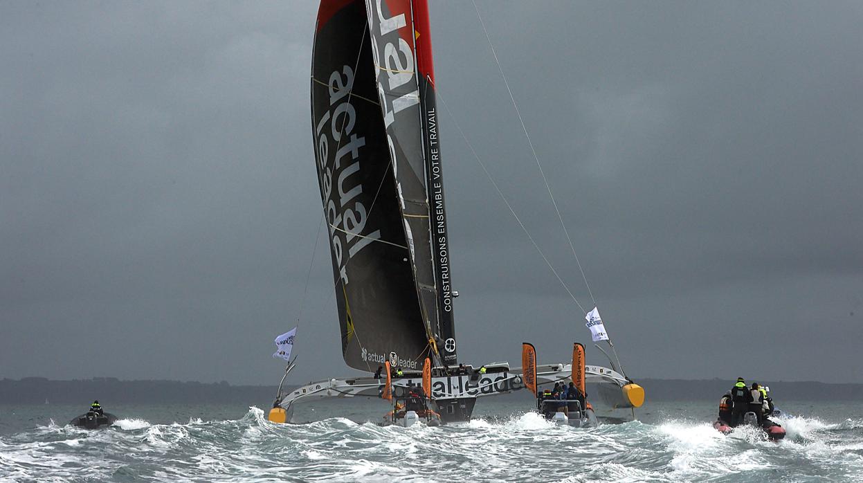 «Macif» segundo y «Actual Leader» tercero en la Brest Atlantiques