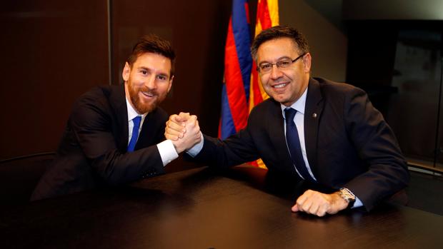 Bartomeu ansía renovar a Messi