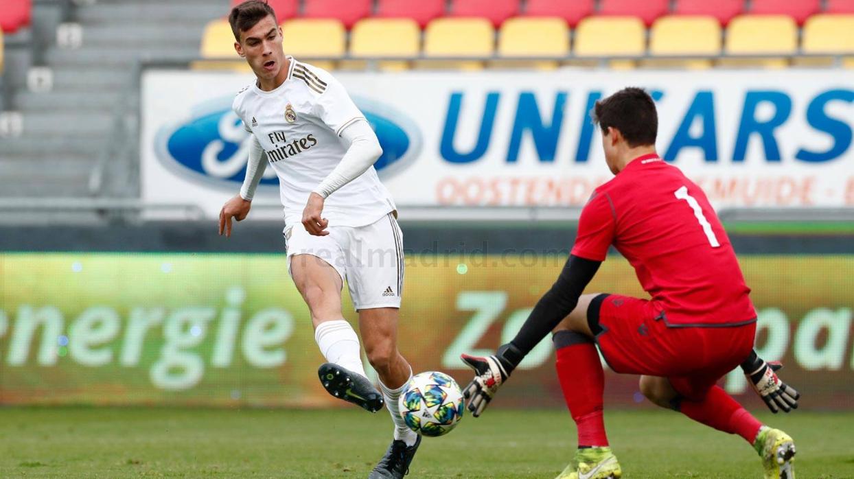 El portero del Brujas hace historia ante el Real Madrid