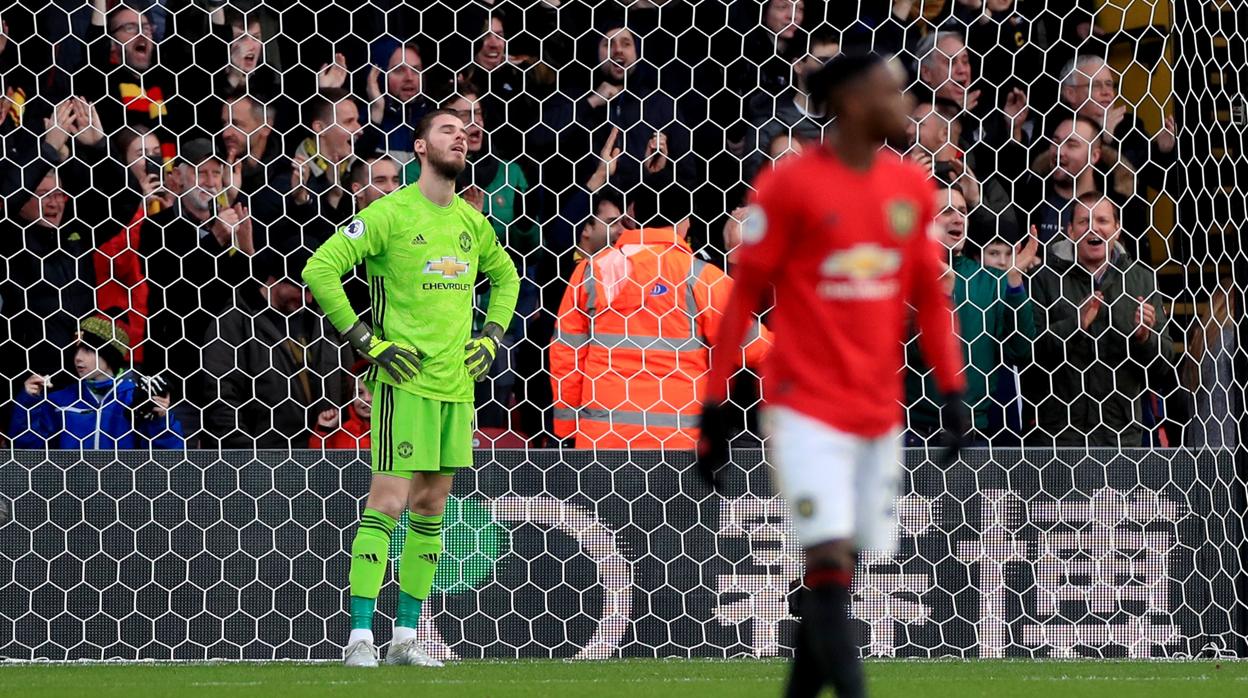 De Gea se lamenta por su error