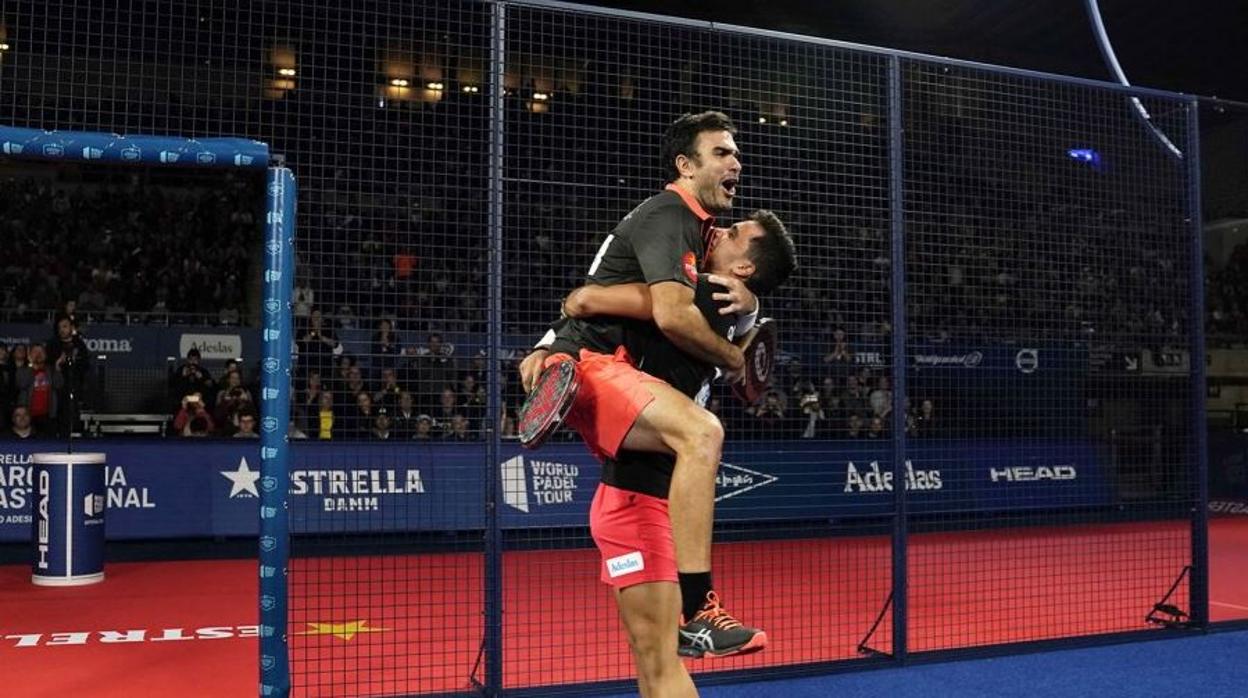 Lima y Galán celebran su victoria en la final del Master