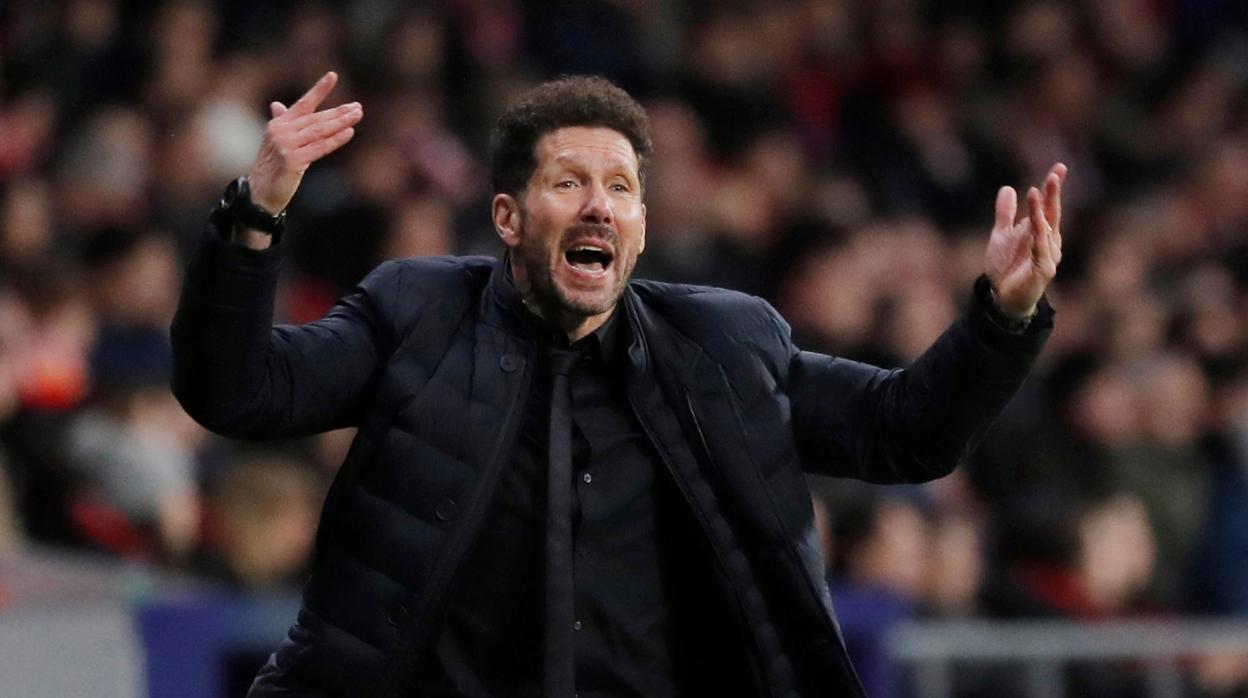 Diego Pablo Simeone, entrenador del Atlético de Madrid