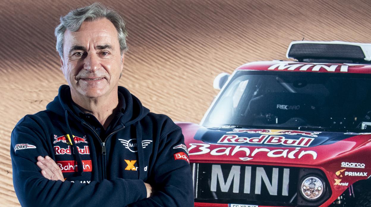 Carlos Sainz, en la presentación del equipo Mini en Madrid