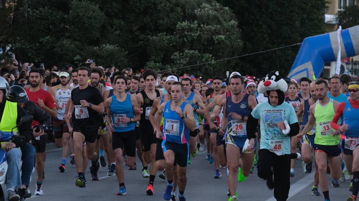 La acción se produjo durante la San Silvestre gaditana el pasado sábado