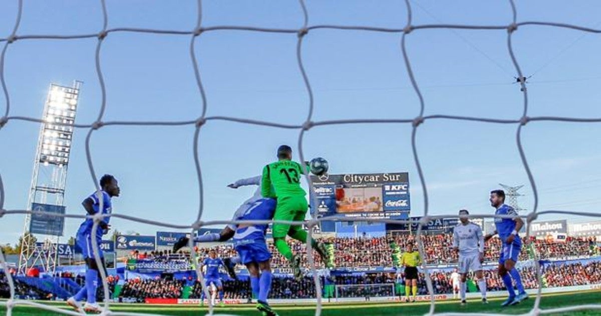 Gol de Varane (0-1) en el Getafe-Real Madrid