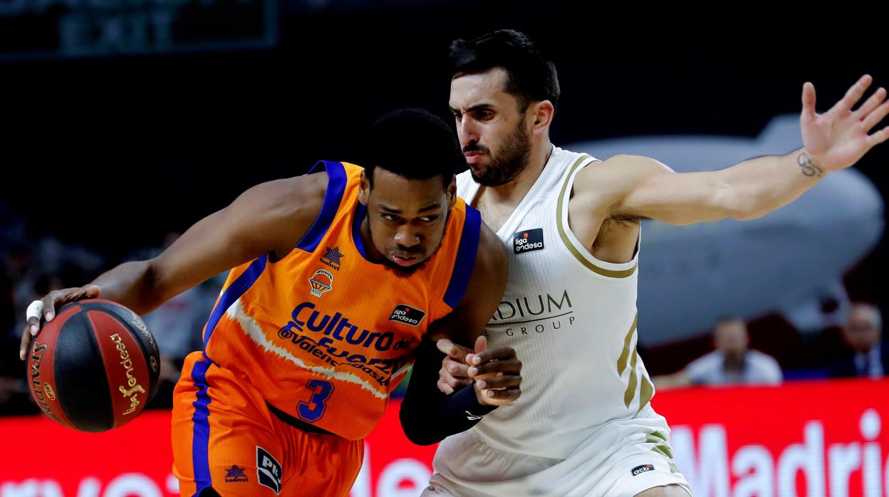 Rudy Fernández levanta al Real Madrid ante Valencia Basket