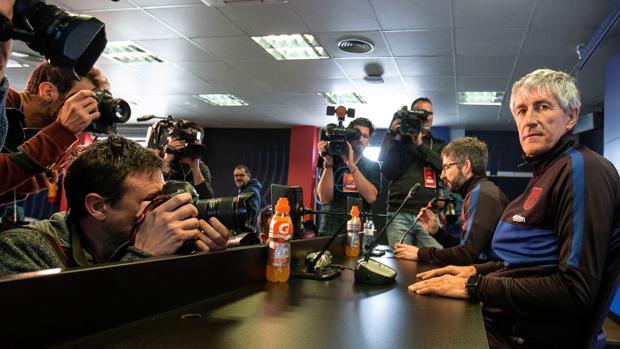 El «aviso» de Quique Setién a la plantilla