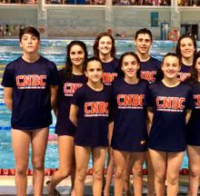 Nadadores del CN Bahía de Cádiz.
