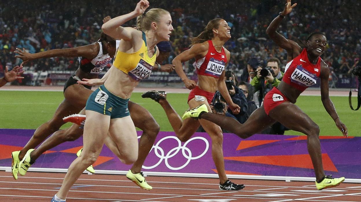 Lolo Jones, en una carrera