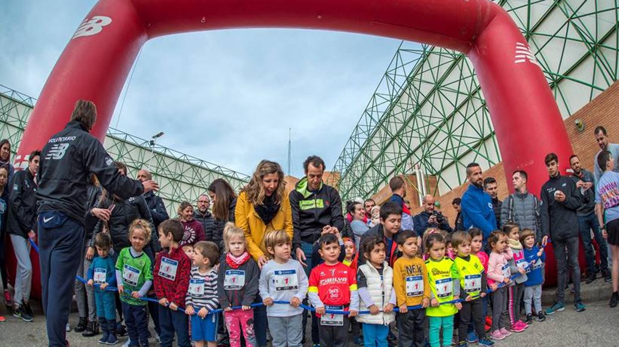 Salida de una de las carreras infantiles de 2019