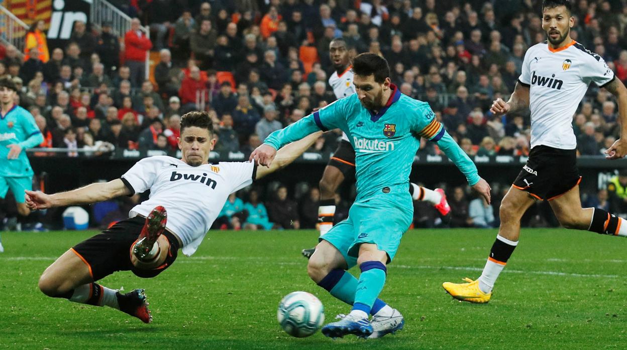 El partido de Messi en el Valencia 2-0 Barcelona