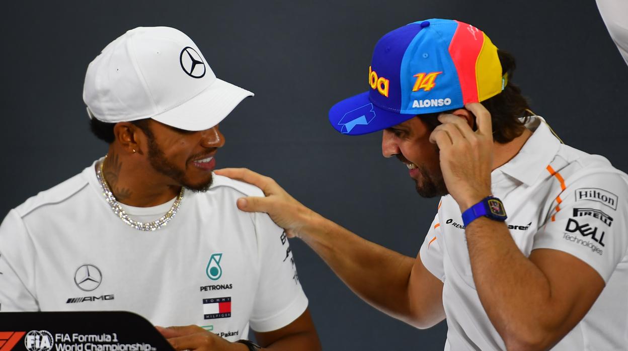 Hamilton y Alonso