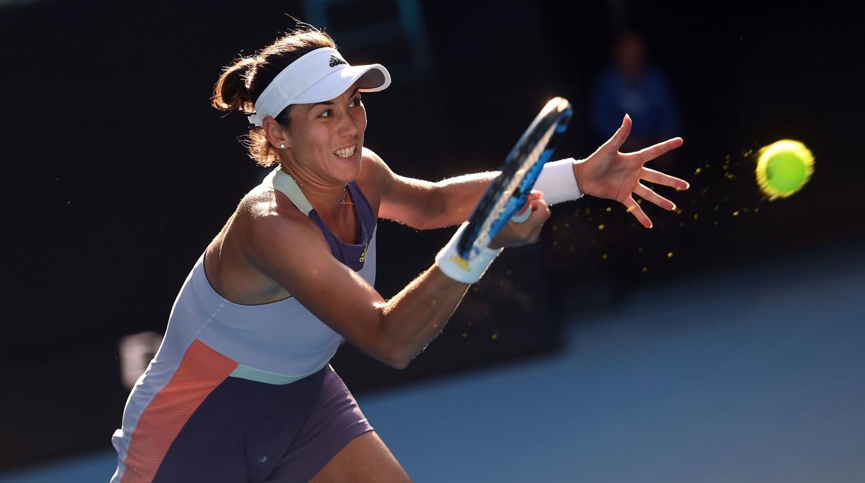 Muguruza, ante Halep